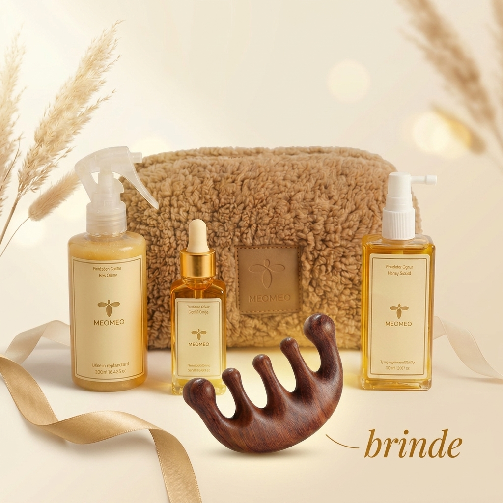 Kit Teddy + Brinde Exclusivo: Pente Massageador
